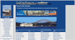 Desktop Screenshot of canal-cruise-panama.com